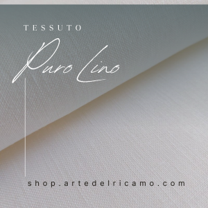 Nuovo Ricamo 38 Count /Inch - White Color - 180 cm Width